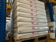 PALLET OF 9 QUINN STANDARD PANEL RADIATORS T22 GRILL TOP 900MM HIGH X 1100MM WIDE Q22911KD (B3B)