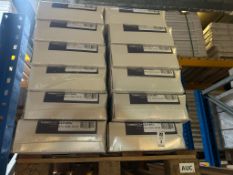 PALLET OF 12 QUINN TURBORAD STANDARD PANEL RADIATORS T22 GRILL TOP 300MM HIGH X 1400MM WIDE Q22314KU