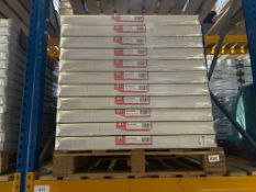 PALLET OF 22 QUINN STANDARD PANEL RADIATORS T21 900MM HIGH X 700MM WIDE GRILL TOP Q21907KD (A11B)