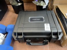 BLACK PORTABLE WATERPROOF HARD CASE