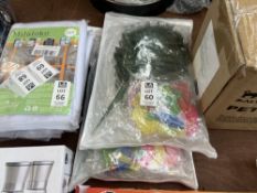 2X PACKS OF TROPICAL PARTY DECORATIONS (NEW)