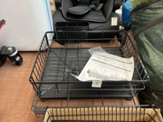 BLACK EXTENDABLE DISH DRYING RACK (NEW)