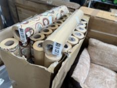 13X ROLLS OF BROWN WRAPPING PAPER (NEW)