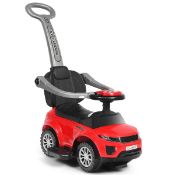 RED JEEP 3-IN-1 SLIDING RIDE ON TODDLER PUSH TOY