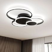 LIGHTS IN LED CIRCLE STYLE FLUSH CEILING LIGHT FITTING