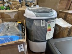 GREY PORTABLE MINI WASHING MACHINE