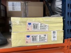 2X PACKS OF 10PC YELLOW 80-SHEET MEMO PADS (NEW)