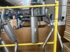 REAR EXHAUST SILENCER BOX FORD VAUXHALL