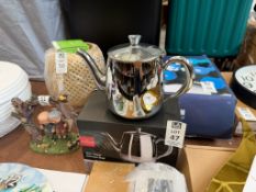 GRUNWERG 35OZ STAINLESS STEEL TEAPOT