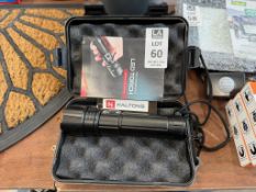 HALTONS RECHARGEABLE LED TORCH IN CASE