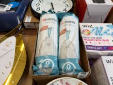 5X PACKS OF 20PC BRABANTIA 30L PERFECTFIT BIN BAGS