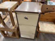 BISLEY 3-DRAWER METAL FILING CABINET