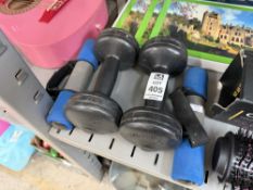 PAIR OF HAND WEIGHTS & DUMBBELLS