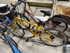 YELLOW TEMPO CHILDS RACING BIKE