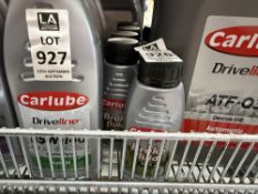 6X CARLUBE BRAKE FLUID DOT 4 300ML