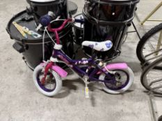 PINK/PURPLE BUBBEL CHILDS BIKE