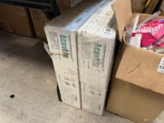 2X BOXES OF 10X ACOUTILE FINN SQUARE SUSPENDED CEILING TILES - 600 X 600MM