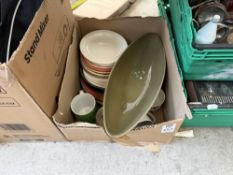 BOX OF ASSORTED DELPH CONTENTS