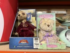 2 ASSORTED GIFT TEDDIES (NEW)