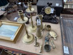 11X ASSORTED BRASS ITEMS