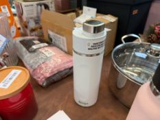 NINJA WHITE INSULATED WATER BOTTLE