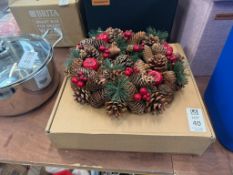 PINECONE CHRISTMAS WREATH DECORATION