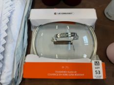LE CREUSET 24CM TOUGHENED GLASS LID