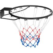 BLACK HEAVY DUTY BASKETBALL RIM & FITTINGS