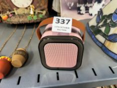PINK K12 MINI KARAOKE MACHINE (WORKING)