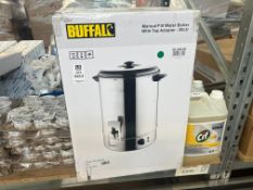 BUFFALO MANUAL FILL WATER BOILER WITH TAP ADAPTER 30L