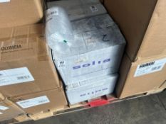 2X BOXES OF SOLIA 180CM ROUND PLASTIC LIDS (BOX QTY 300)