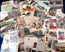 Postcards, Advertising, approx. 190 cards, mostly advertising postcard printers, also 'Japanese