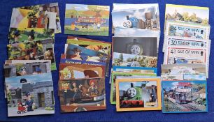 Postcards, Children's TV, 100 Modern larger size format postcards, all Children TV / Films Thomas
