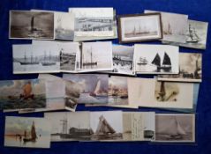 Postcards, Shipping, approx. 120 cards, mainly Sailing Ships, RP & printed, some at identified