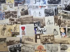 Postcards, Military, approx. 100 assorted cards to include comic, digging trenches, Bren Gun lesson,