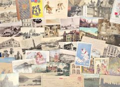 Postcards, Libraries, Books and Writing, 100+ cards featuring, Alice in Wonderland, cards with