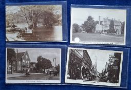 Postcards, Herts, 21 cards Watford with RP's of Stanborough Park Hydro Therapeutic, The Pond,