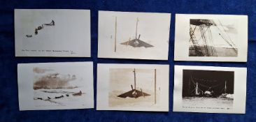 Postcards, Exploration, 11 RP's of the Byrd (USA) Antarctic expedition cards, carried on Ice Breaker