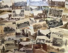 Postcards, Surrey, Woking and Surrounding Areas, approx. 100 cards to include in Woking: Hill View