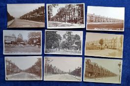 Postcards, Middlesex, 45 cards of Willesden with RP's of Lodge Twford Abbey, Tea Gardens Gladstone