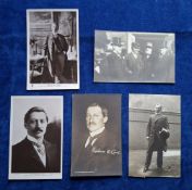 Postcards, Exploration, 12 RP Portraits of Polar Explorers Commander Byrd & Captain Melville,
