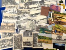 Postcards, Uganda and East Africa, a selection of 47 cards to include Jinja, Entebbe Port,