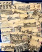 Postcards, Belgian Africa, approx. 100 cards, RPs and printed, showing predominantly Belgian