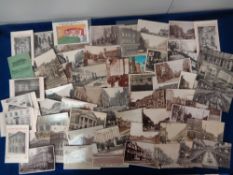 Postcards, Banks, 60+ cards showing many branches of banks to include Trustee Savings, Farrow's, The