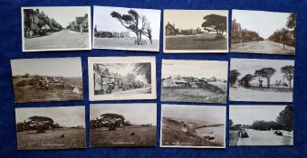 Postcards, Essex, 98 cards; Burnham on Crouch (28 - including High St RP, Street Parade RP, Creeksea