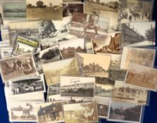 Postcards, Yorkshire, topographical, a selection of approx. 250 cards to include crashed Blackburn