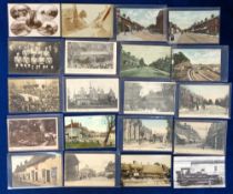 Postcards, Swindon, 35 cards of Swindon and local area to include the 1906 tram car disaster (2),