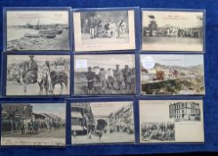 Postcards, Russia, 89 cards many social history examples including Japanese Army, Dervish,