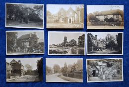 Postcards, Middlesex, 75 cards of Laleham with RP's of Chertsey Corner, Thames Views, Dial House,