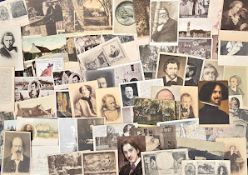 Postcards, Literature and Authors, approx. 250 cards, artist drawn, printed and RPs, to include